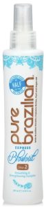 “Pure Brazilian Express Blowout keratin treatment for smooth frizz-free hair in Charleston humidity”